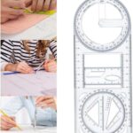 360° Multifunctional Geometric Drawing Ruler