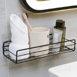 Metal Bathroom & Kitchen Shelf with Sticker