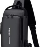 Waterproof Chest Bag With USB Charging Slot
