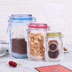 Jar Shape Zip Lock Pouch (3 Pcs)