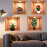 3D Wall Sticker (Pack of 2 Pcs)
