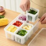 6 Grid Fridge Storage Container