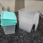 Plastic Fridge Storage Boxes (6 Pcs x 1000ML)