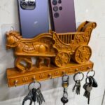 Rajwadi Rath Horse Cart Key Holder