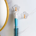 Star Shape Transparent Hook (2 Pcs)