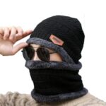 Unisex Wool Beanie Winter Cap & Muffler
