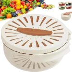 2 in 1 Draining Basket with Lid and Handle