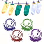 Strong Cloth Drying Rope with Clips