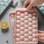 Plastic Round Ball Ice Cube Tray (33 Grid)
