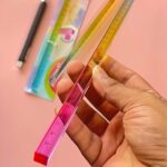 Multicolour Acrylic Transparent Ruler