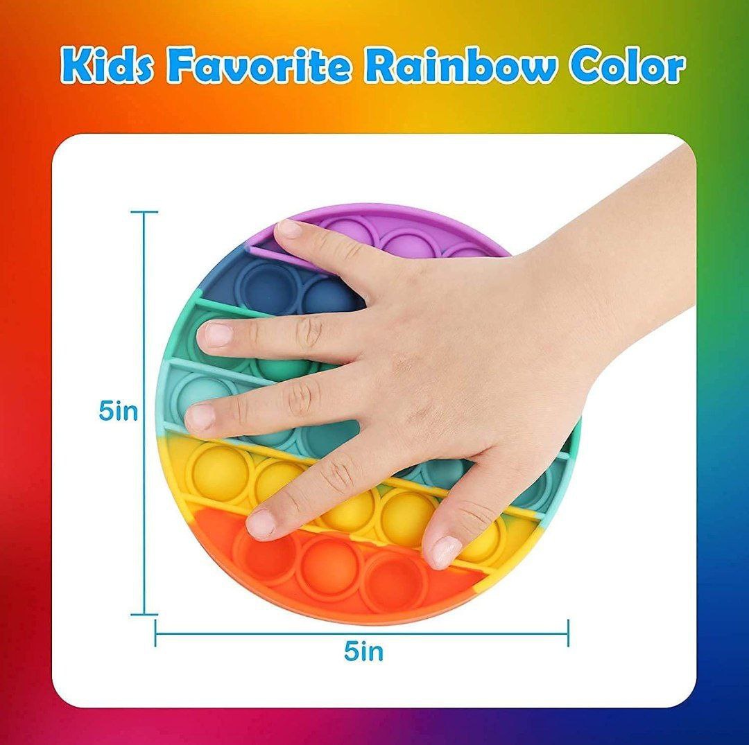 Silicone Popit Game Toy For Kids (Random Design) (1)