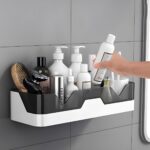 Wall Mounted Plastic Bathroom Rack