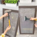 2 in 1 Window Mesh Cleaning Brush with Wiper