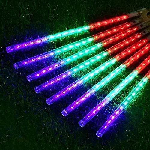8 Tubes LED Meteor Shower Rain Drop Falling String Lights (Multicolor) (6)