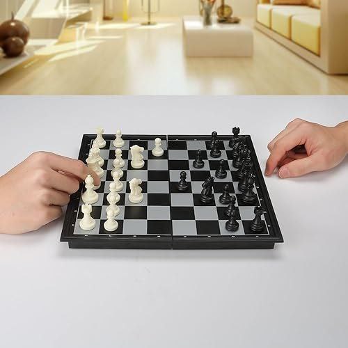 Magnetic Folding Chess Board Game (3)