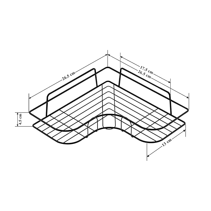 Metal Bathroom Corner Rack (2)