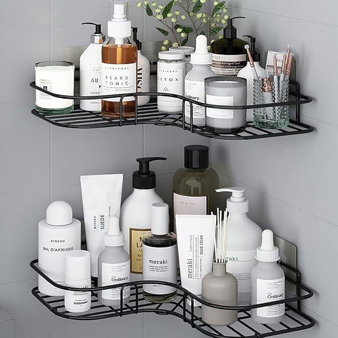 Metal Bathroom Corner Rack (4)