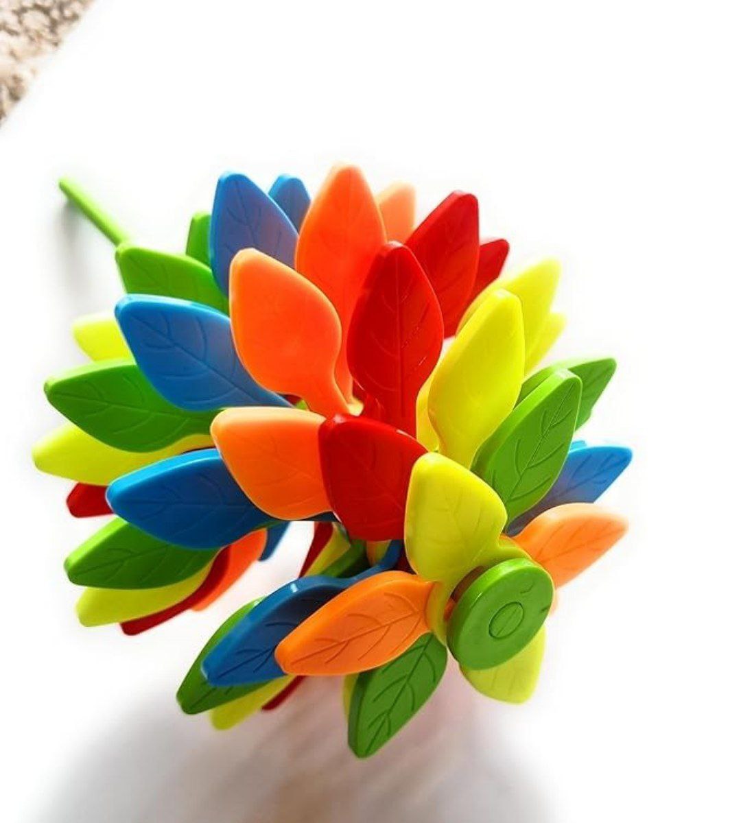 Multicolour Striped Spinning Candy Flower Toy (1)