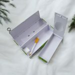 Suitcase-Style with a Handle Kids' Pen and Pencil Box with Password Lock (Random Design)